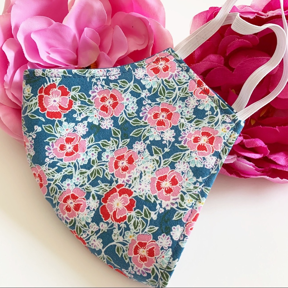 3/$25 Triple Layer Handmade Face Mask - Picture 4 of 5